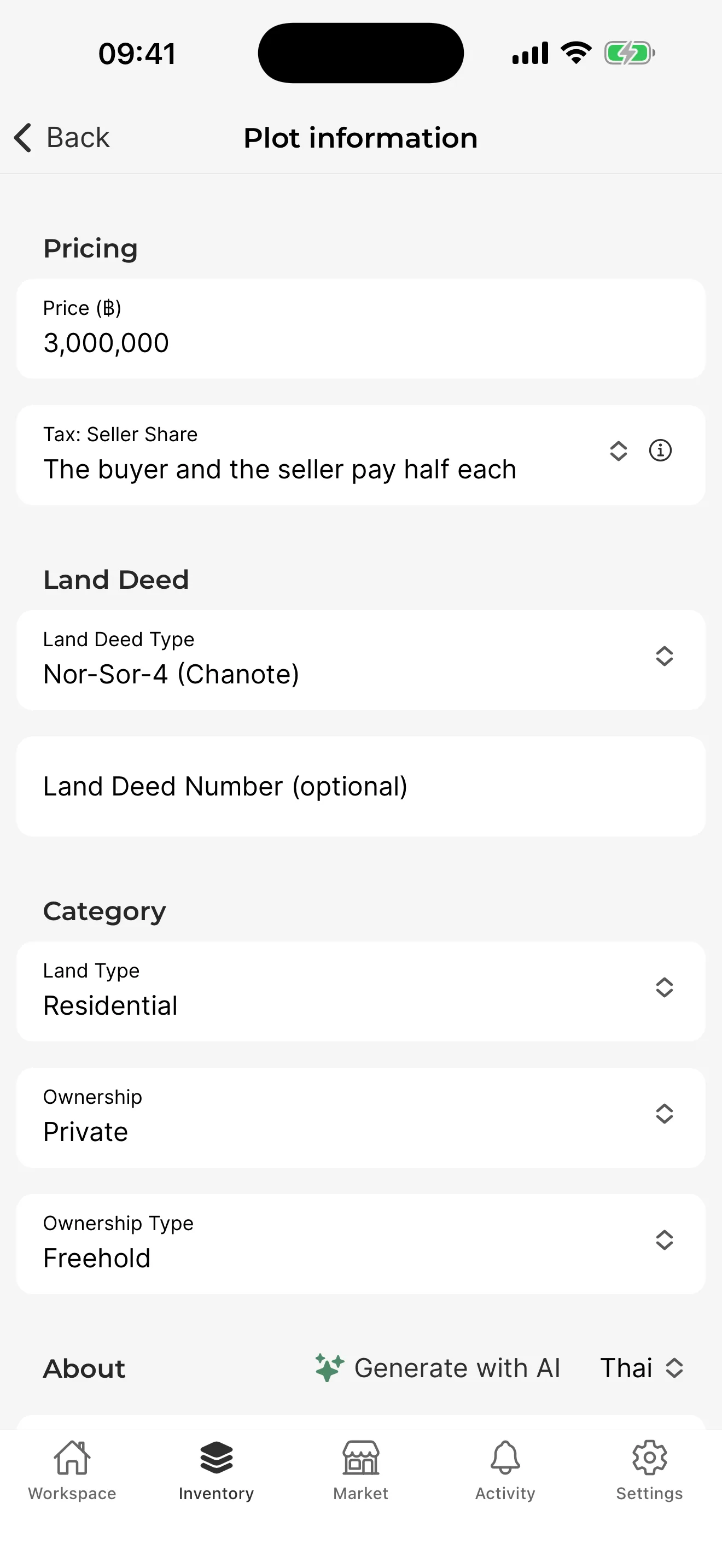 Plot Description Plot description